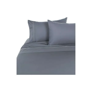 Genérico - Juego De Sabanas 2 Plazas 500 Hilos Gris