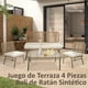thumbnail image 2 of Juego de Living de Terraza 4 Personas de Ratán sintético, 2 of 8