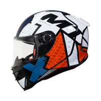 Mt Helmets - Casco Para Moto Mt Ff110B Revenge 2 S Light B0 Perla Brillo 2Xl