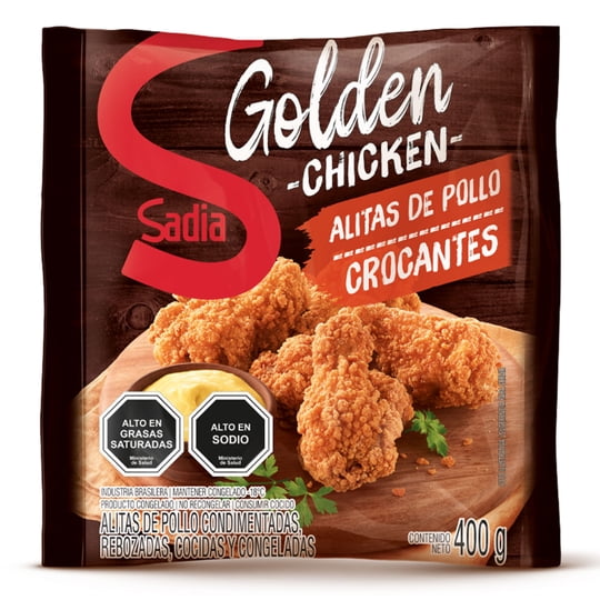 Alitas De Pollo Crocante Golden Chicken 400 g Sadia