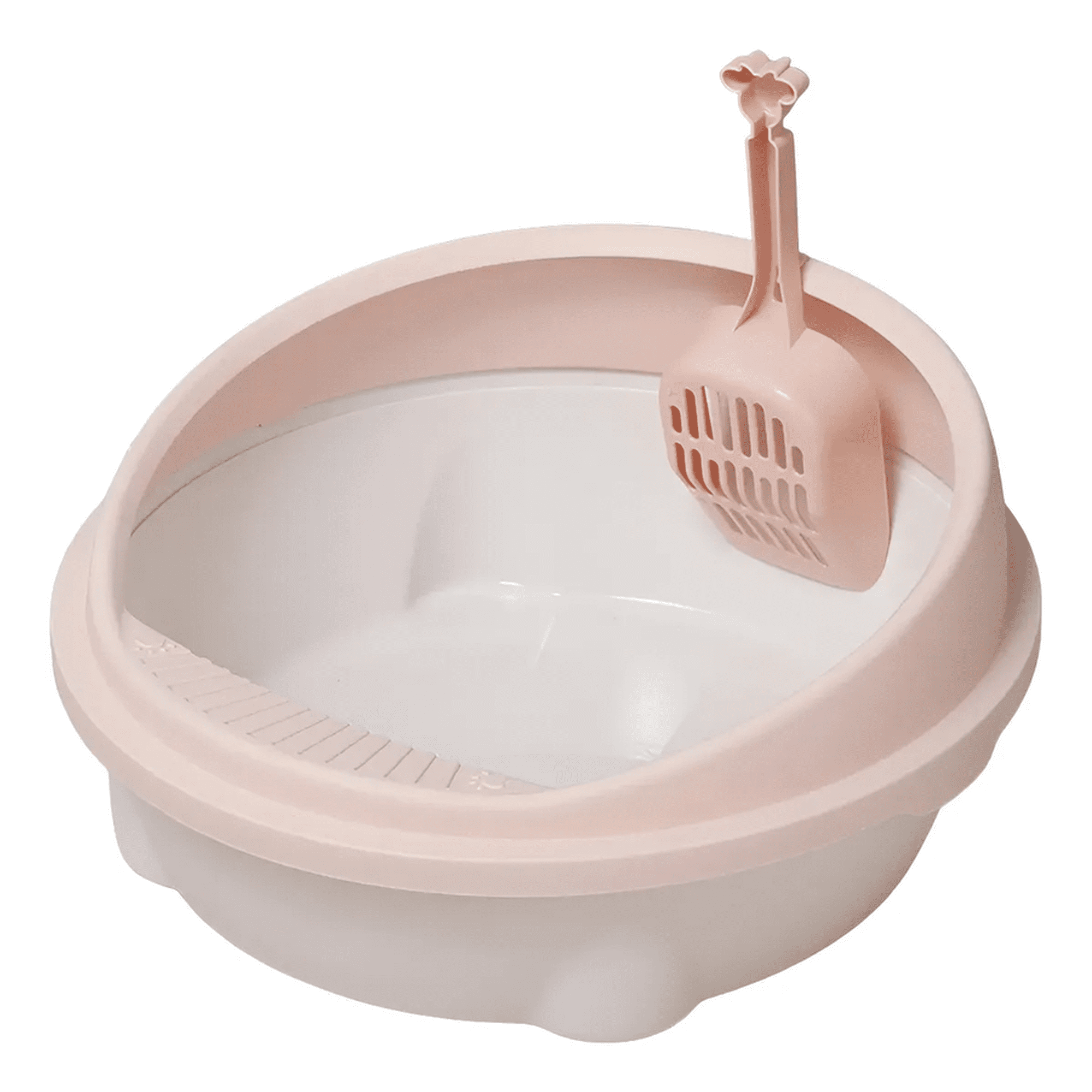 Arenero Para Gatos Cerrado Baño Para Mascotas 40 X 52 X 39 Gris
