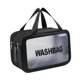 thumbnail image 4 of Neceser De Viaje, Bolsa De Maquillaje Con Separación En Seco Y Húmedo Para Natación, Senderismo, Hogar, Negro, M, 4 of 5