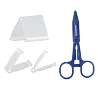 Magideal - Juego De 50 Pinzas Para Cordón Umbilical Y Fórceps Para Cerdos, Abrazadera Pequeña De Plástico Para Producción De Ganado Para Vacas, Cerdos, Animales,