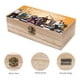 thumbnail image 3 of The Office Caja Organizadora de Madera Rústica - Caja Decorativa Multifuncional para Escritorio, Hogar, Oficina, Joyas y Manualidades, 3 of 6