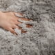 thumbnail image 3 of Alfombra grande para sala de estar, dormitorio, peluda, esponjosa, lavable, suave, para decoración del hogar (blanco y gris, 160 x 200 cm), 3 of 5