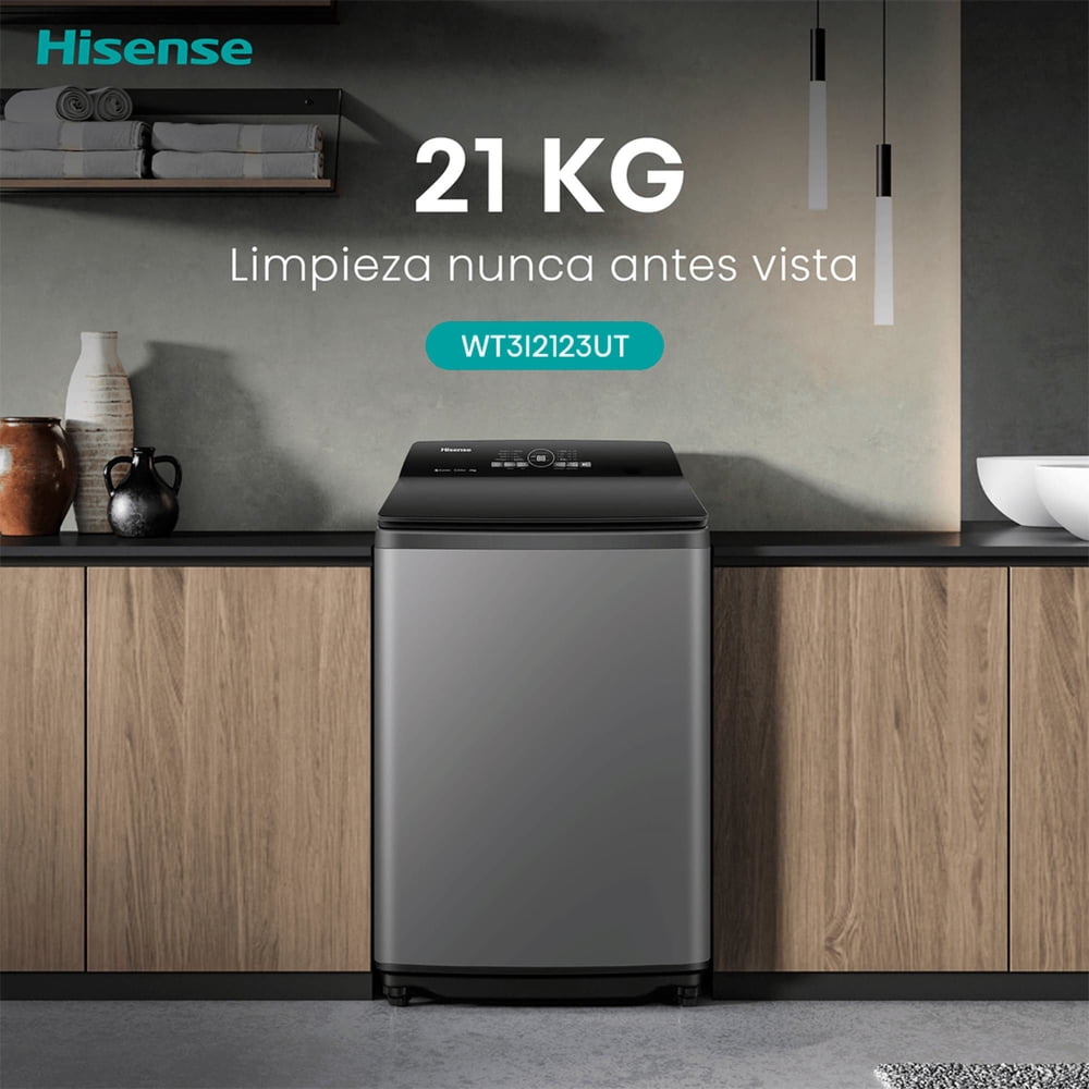 Hisense WT3I2123UT 21 kg Titanium Grey, foto 11