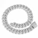 thumbnail image 1 of Cuban Link Chain de Miami Extra Brillante para Hombre, Cadena Cubana para Hombre de 22 Mm de Ancho, Collar Cuban Link Chain Sólido Grueso Grande de Hip Hop con Brillo, 16-24 Pulgadas - Caja de, 1 of 8