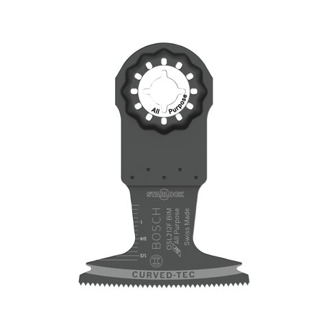 Cuchilla Multiherramienta Oscilante Bosch Osl212F, 2,5 Cm, Bimetálica