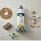 thumbnail image 3 of Decoración Marina Faro Náutico De Madera 41x13cm, 3 of 5