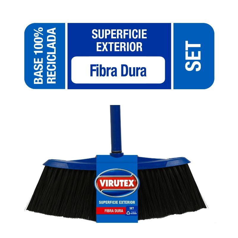 Virutex - Escobillón Multiuso Para Superficies De Exterior