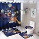 thumbnail image 1 of Pato Darkwing-theme 4-Piece Shower Curtain Set with Rugs, Waterproof Bathroom Decor Set Includes Bath Mat, U-Shaped Rug, Toilet Lid Cover and Curtain with Hooks, 1 of 6