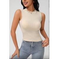 Likeshop - Polera Corta Mujer Top Sin Manga Full Elasticada Diseño 9013