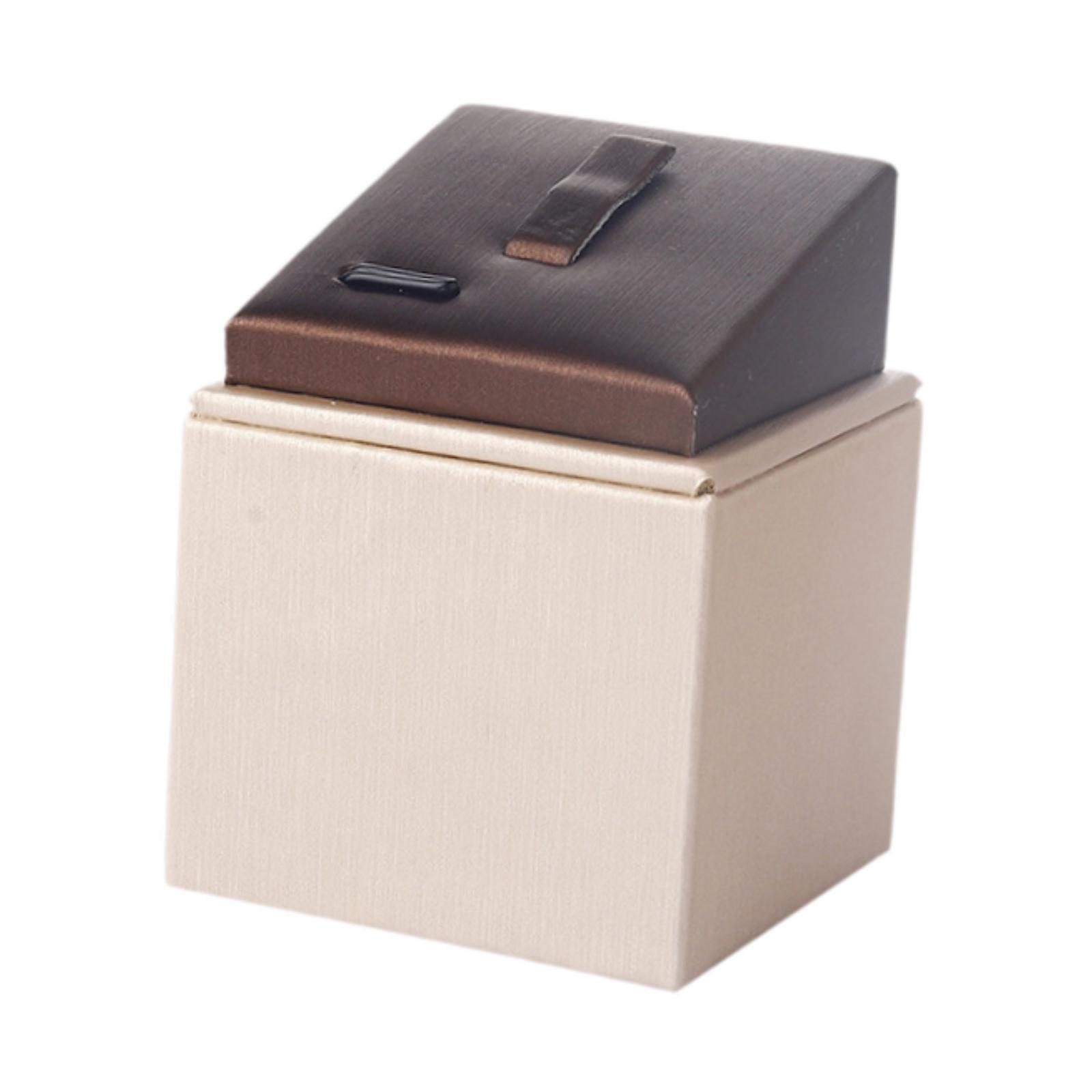 Magideal - Estante De Exhibición De Anillos, Accesorios De Presentación De Joyería, Organizador De Anillos Elegante Y Resistente, Portátil Para Tienda, Uso Comer 5Cmx5Cmx7Cm