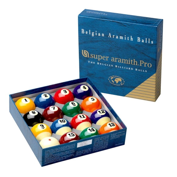 Juego De 16 Bolas De Billar Aramith Tamaño Reglamentario 57Mm
