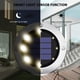 thumbnail image 3 of Luces solares OULONGER, paquete de 12, impermeables, luz cálida, 3 of 6