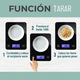 thumbnail image 4 of Balanza Pesa Digital Belug Cocina Gramera Cubierta Vidrio 5 Kilos Color Negro, 4 of 5