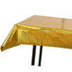 thumbnail image 4 of Paquete de 2 manteles de aluminio de 1 m x 2,7 m, de plástico brillante, para decoración de mesas de fiesta., 4 of 5