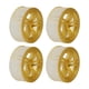 thumbnail image 1 of Paquete De 4 Llantas De Rueda, Accesorios Para Bujes De Rueda, Llantas Para Llantas Doradas De Coche A La Deriva A Escala RC 1/10, 1 of 3