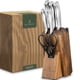 thumbnail image 1 of Juego de cuchillos WALDWERK de 7 piezas con bloque y afilador integrado, 1 of 7