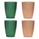 thumbnail image 1 of Vasos irrompibles para beber - Juego de 4 - Vasos de plástico - Apilables - Para jugos, bebidas, cócteles y más, 1 of 5
