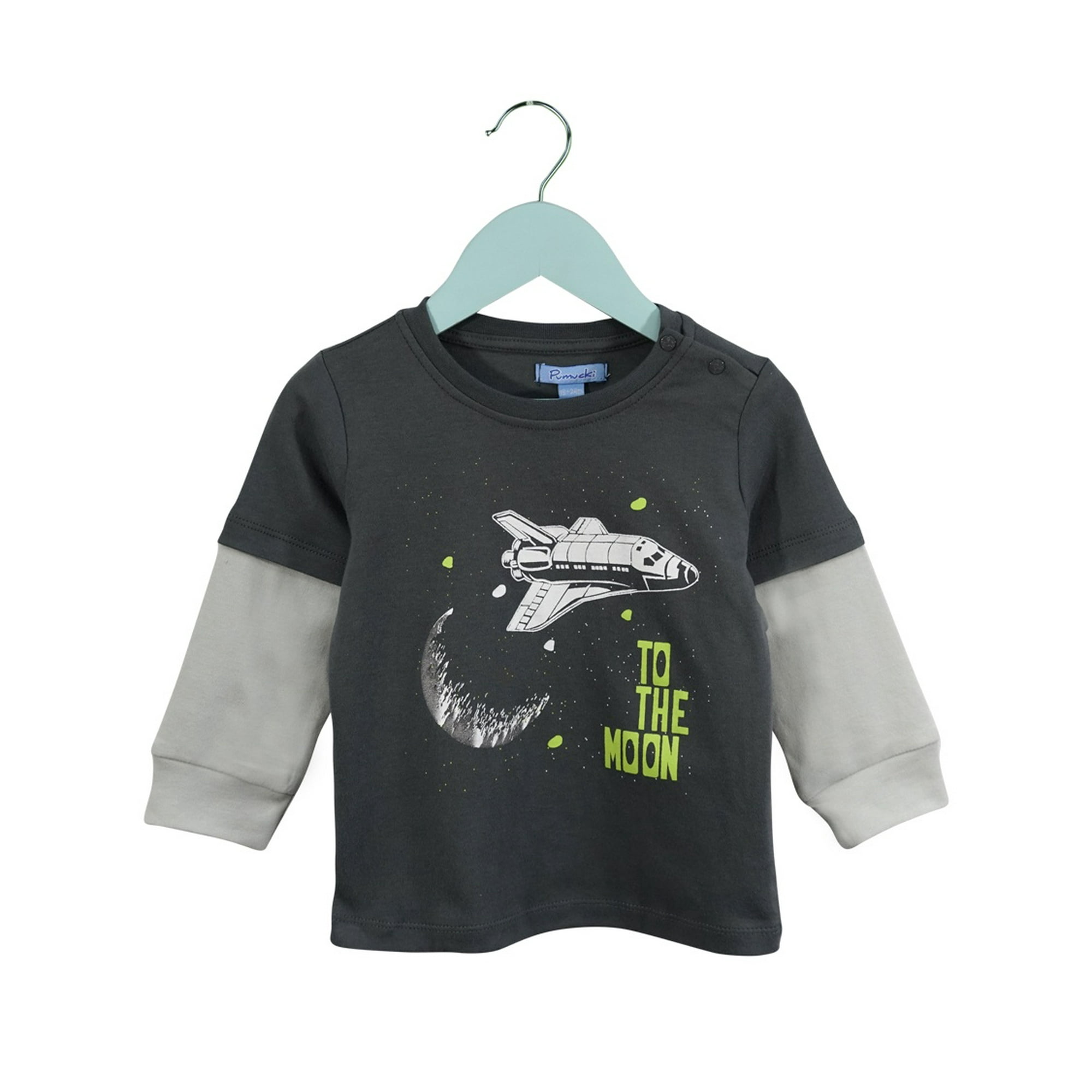 Pumucki - Polera Manga Larga Espacial Talla 12-18m