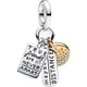 thumbnail image 1 of Dije PAGOGO Plata 925 Amistad True Friends 4.5 mm Pulsera, 1 of 3