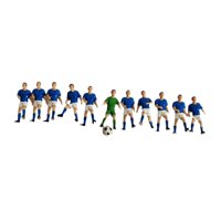 Bothyi - 11 Figuras De Jugador De Fútbol En Miniatura, Accesorios Para Escenas De Bricolaje, Jardín De Hadas, Jugador Azul