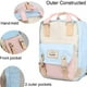 thumbnail image 3 of Mochila Himawari/Mochila impermeable 14.9 Bolso viaje mujeres universit., portátil 14 pulg. estudiantes (HM-38#), 3 of 3