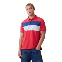 Polo Gap Stretch Piqué Para Hombre, Color Azul, Talla Xs
