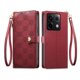 thumbnail image 1 of Funda Billetera con Cierre para [Xiaomi Redmi Note13 Pro] con Tarjetero, Soporte y Correa de ManoRojo, 1 of 5