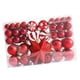 thumbnail image 1 of Bolas De Navidad Colgantes Bolas De Decoración Colgante Para Exteriores 101pcs Rojo, 1 of 5