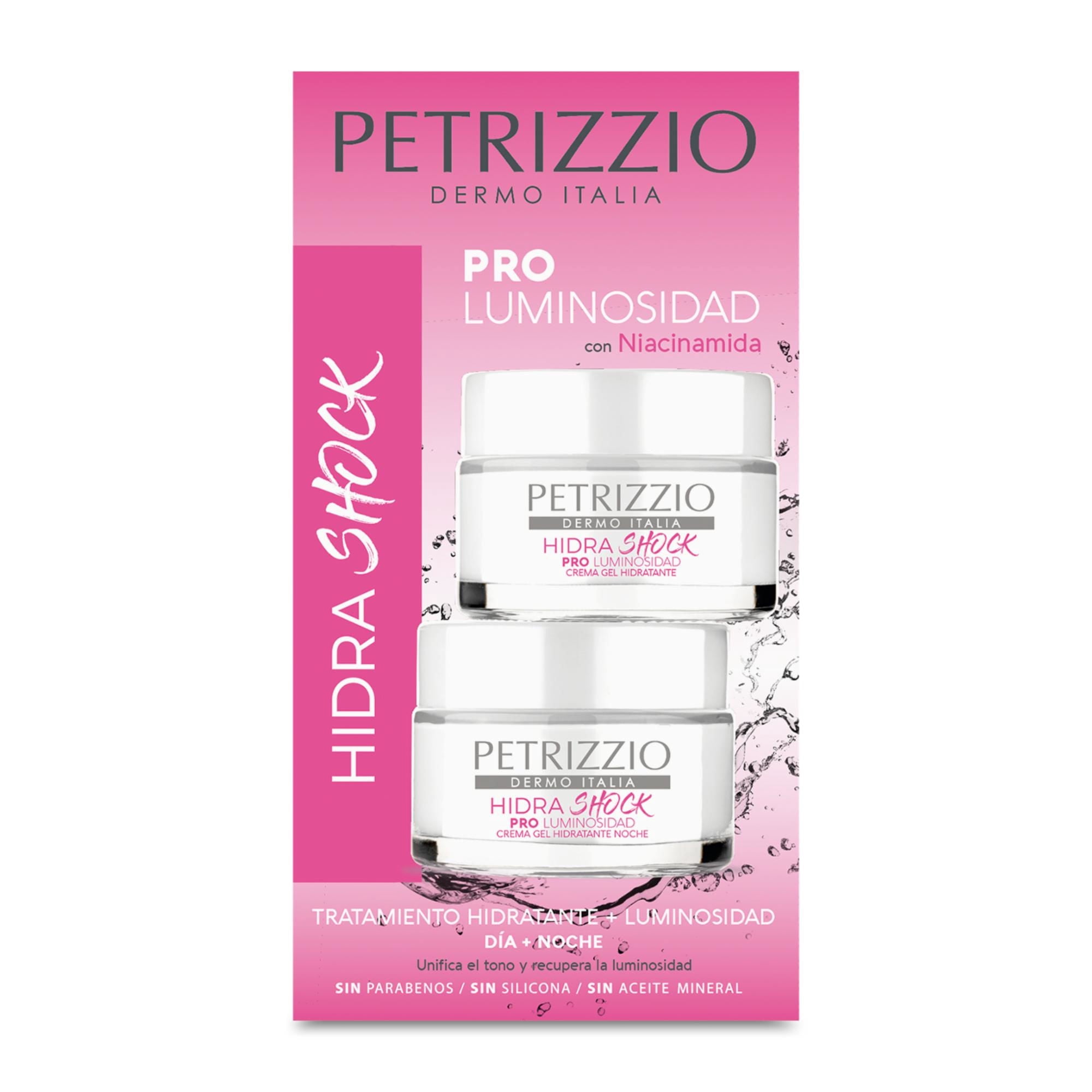 Crema Facial Petrizzio Pack Hidratante + Luminosidad