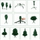 thumbnail image 2 of Arbol De Navidad Para Decorar Desmontable De 150cm, 2 of 3