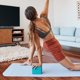 thumbnail image 4 of Esterilla de yoga Manduka Begin 68 con amortiguación Bondi Blue TPE de 5 mm, 4 of 6