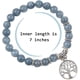 thumbnail image 3 of Pulsera de cuentas de chakras con jaspe turquesa y ágata tibetana del Árbol de la Vida | Juego de pulseras con dijes de playa - Ocean Jewelry…, 3 of 7