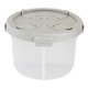 thumbnail image 1 of Recipiente De Almacenamiento De Alimentos Multiusos Con Compartimento Para Utensilios De Cocina Gris 1800 Ml, 1 of 5