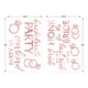 thumbnail image 2 of Decoraciones para ventanas de coche Beistle Bachelorette, oro rosa, 9 unidades, 2 of 7