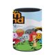 thumbnail image 3 of Batalla por la Isla de los Sueños-theme Cylinder Pen Holder Pencil Organizer with Flannel Lining PVC Leather Material Cardboard Base for study work 10*8CM, 3 of 6