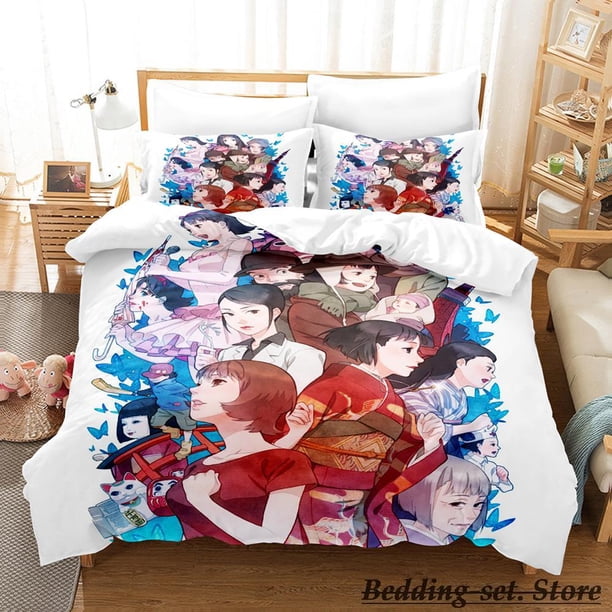 New konsatoshi Bedding Set Bed Set Aldult Kid Bedroom Duvetcover SetsBed Kawaii