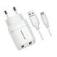 thumbnail image 2 of Cargador Dual USB 12W + Cable Micro USB Certificado SEC - PS, 2 of 4