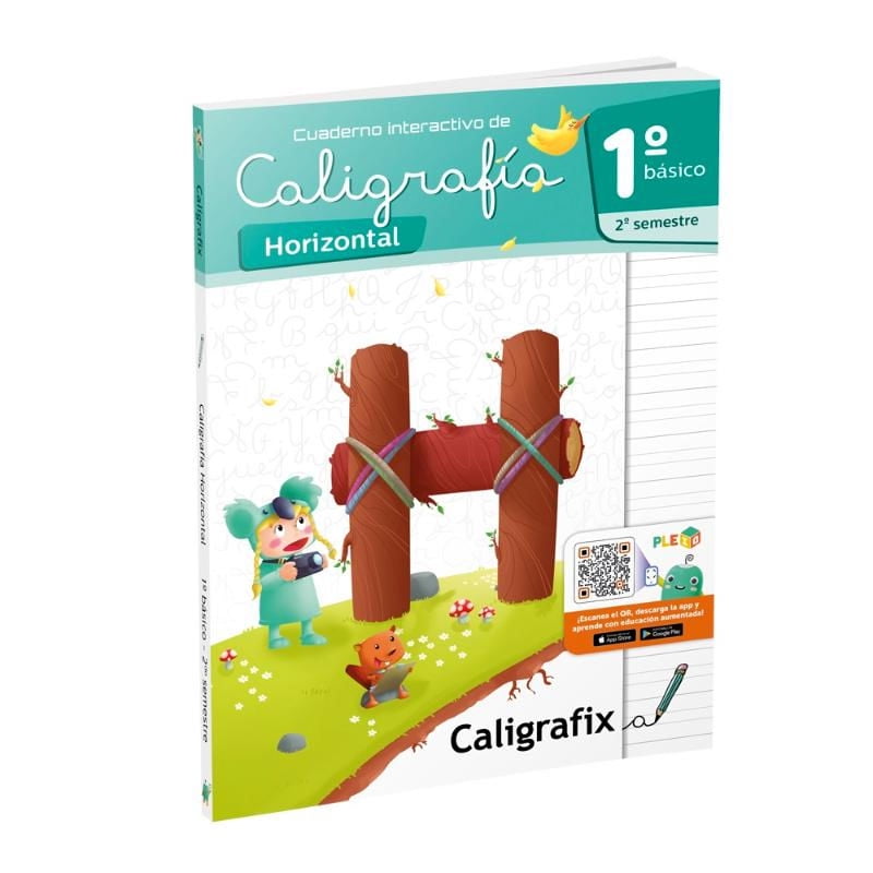 Caligrafix - Cuaderno De Caligrafía Horizontal 1° Básico 2° Semestre