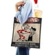 thumbnail image 4 of Remember Kids: Electricity Will Kill You Bolso de tela con estampado de lienzo para mujer, bolsa de compras reutilizable y estética, con cremallera interior, regalo para mujer, 35 × 40 cm., 4 of 6
