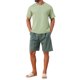 thumbnail image 2 of INSPIRE CHIC Conjunto de Pijama para Hombre con Camiseta de Manga Corta y Pantalones Cortos a Cuadros M Verde, 2 of 5