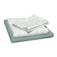 thumbnail image 3 of Sabanas Andes 180 Hilos Estampada Hojas Turquesa 2 Plazas, 3 of 3