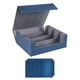 thumbnail image 3 of Estuche Para Tarjetas Caja De Almacenamiento Multifuncional Para Tarjetas Comerciales Para Coleccionistas De Tarjetas Regalo AZUL, 3 of 4