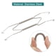 thumbnail image 4 of Uxcell 3Pack Colgador de Platos, Colgadores de Platos de Pared Invisibles de Acero Inoxidable de 10 Pulgadas para Platos Decorativos, Plata, 4 of 6