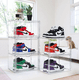 thumbnail image 3 of Caja Organizador de Zapatos Zapatera Apilable Cubo Para Calzado Apertura Lateral, 3 of 4