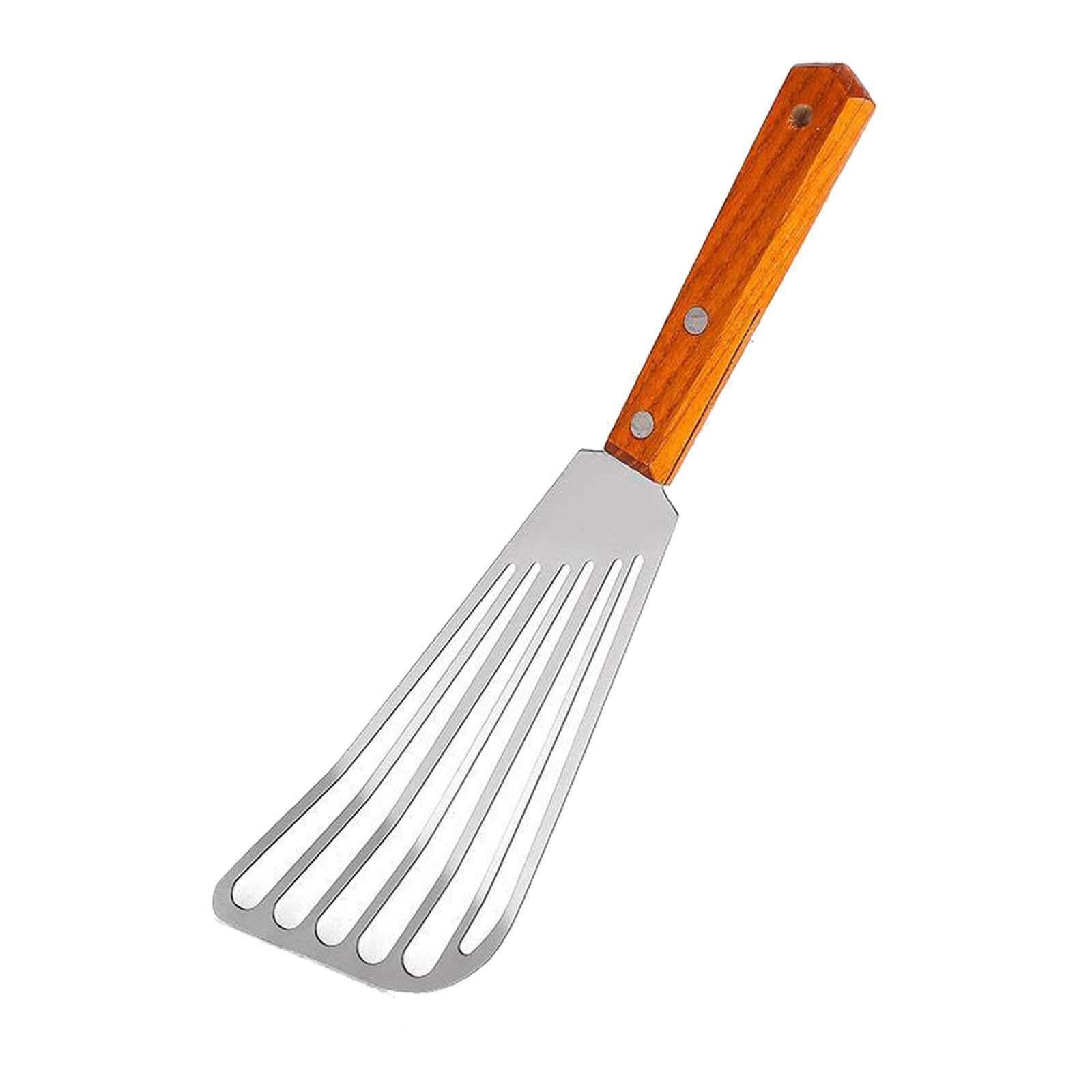 Bothyi - Espátula Para Parrilla De Acero Inoxidable, Espátula Para Pescado Ranurada, Espátula Para Pescado Multifunción