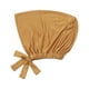 thumbnail image 1 of Stay Stylish & Comfortable with Adjustable Inner Under Hijab Cap - Solid Color Bonnet Caps with Ties Back, 1 of 5