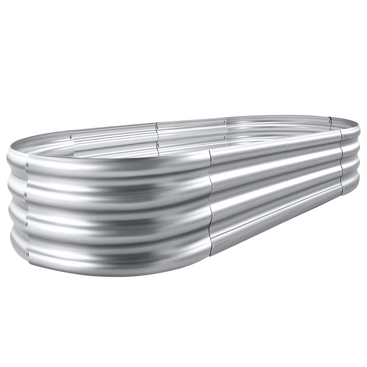 Cama De Jardín Elevada Land Guard Galvanizada 244 X 122 X 30 Cm